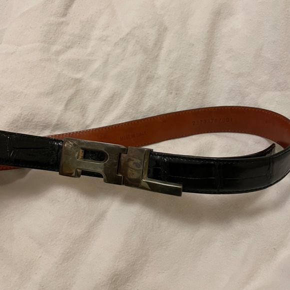 Ralph Lauren Purple Label Collection Alligator Belt main image 5